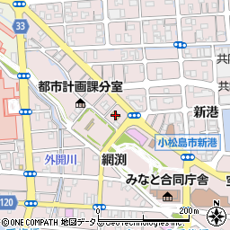 ミニストップ小松島町店周辺の地図