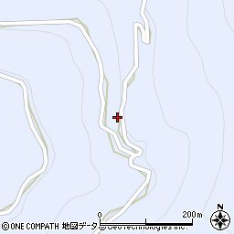 徳島県三好市井川町井内西7070周辺の地図