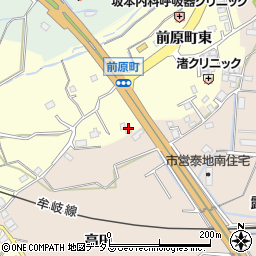 徳島県小松島市前原町東48周辺の地図