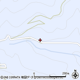 徳島県美馬市穴吹町口山支納283周辺の地図