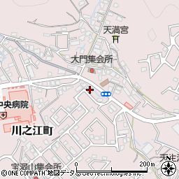 愛媛県四国中央市川之江町3113-45周辺の地図