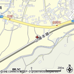 山口県下関市田倉307周辺の地図