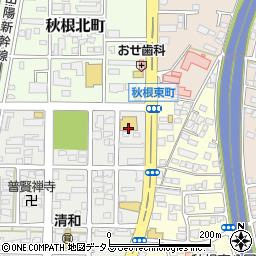 セブンイレブン下関秋根本町店周辺の地図