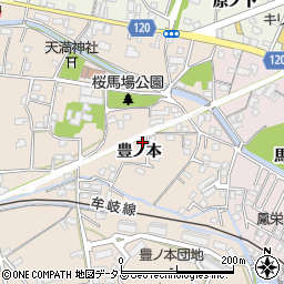徳島県小松島市中郷町豊ノ本47-1周辺の地図