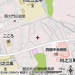 愛媛県四国中央市川之江町2333-2周辺の地図