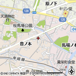 徳島県小松島市中郷町豊ノ本37周辺の地図