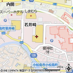 ホームセンターコーナン徳島小松島店周辺の地図