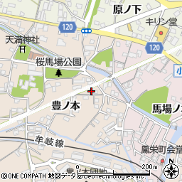 徳島県小松島市中郷町豊ノ本37-5周辺の地図