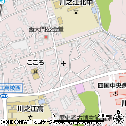 愛媛県四国中央市川之江町2302-2周辺の地図