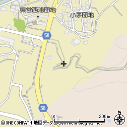 山口県防府市西浦421周辺の地図