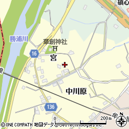 徳島県小松島市前原町宮周辺の地図