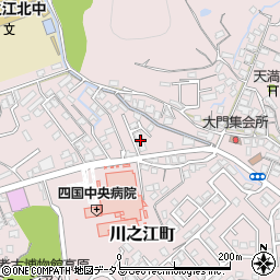 愛媛県四国中央市川之江町2893-1周辺の地図