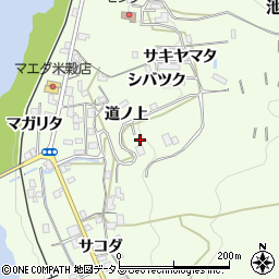 徳島県三好市池田町中西道ノ上1698周辺の地図