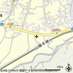 山口県下関市田倉304周辺の地図