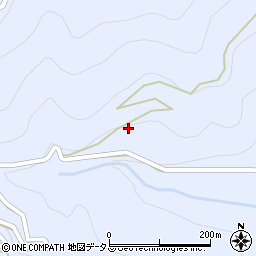 徳島県美馬市穴吹町口山支納285周辺の地図