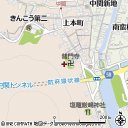 山口県防府市田島上本町2691周辺の地図