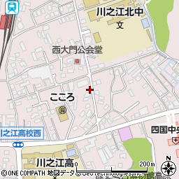 愛媛県四国中央市川之江町2303-8周辺の地図