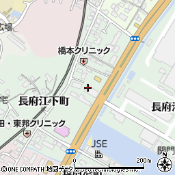 山口県下関市長府江下町2周辺の地図