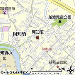 阿知須周辺の地図
