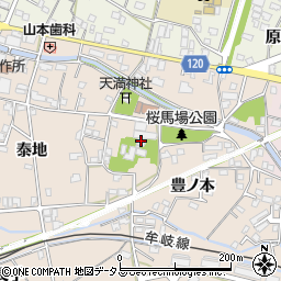 豊国神社周辺の地図