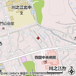 愛媛県四国中央市川之江町2329周辺の地図