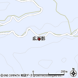 徳島県美馬郡つるぎ町貞光広谷影周辺の地図