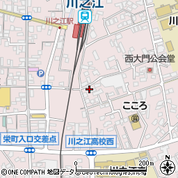愛媛県四国中央市川之江町2423周辺の地図