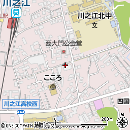 愛媛県四国中央市川之江町2304周辺の地図