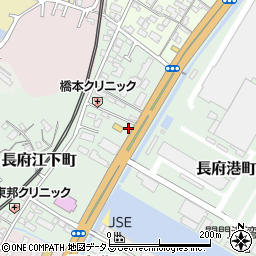山口県下関市長府江下町2-38周辺の地図
