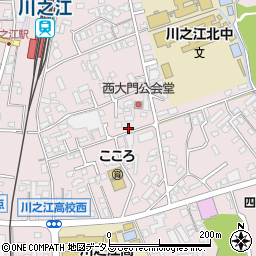 愛媛県四国中央市川之江町2409周辺の地図