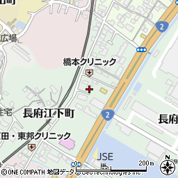 山口県下関市長府江下町2-25周辺の地図