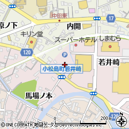徳島県小松島市小松島町若井崎周辺の地図