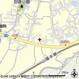 山口県下関市田倉296-8周辺の地図
