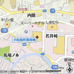 ホワイト急便　はるかキョーエイ・小松島店周辺の地図