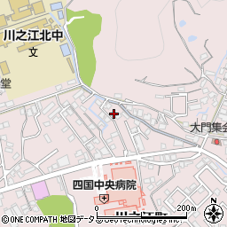 愛媛県四国中央市川之江町2885-8周辺の地図