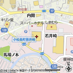 ゆうちょ銀行キョーエイ小松島内出張所 ＡＴＭ周辺の地図