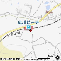 和歌山県有田郡広川町周辺の地図