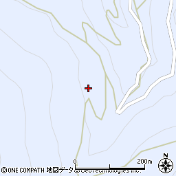 徳島県三好市井川町井内西7604周辺の地図