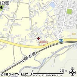 山口県下関市田倉263-2周辺の地図