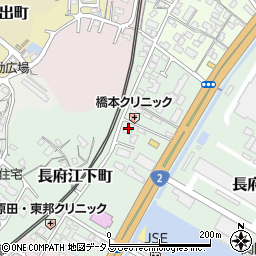 山口県下関市長府江下町2-28周辺の地図