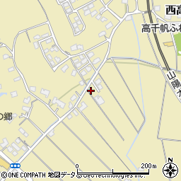 山口県山陽小野田市西高泊212周辺の地図