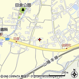 山口県下関市田倉296-15周辺の地図