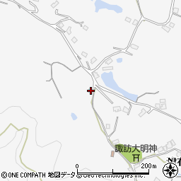 山口県山陽小野田市津布田442周辺の地図