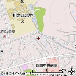 愛媛県四国中央市川之江町2343-3周辺の地図