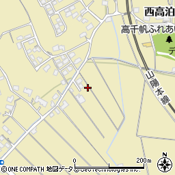 山口県山陽小野田市西高泊211-1周辺の地図