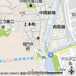 山口県防府市田島上本町2663周辺の地図