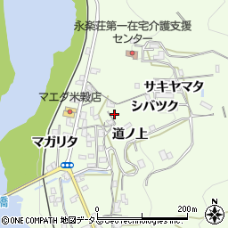 徳島県三好市池田町中西道ノ上1686周辺の地図