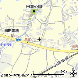 山口県下関市田倉396周辺の地図