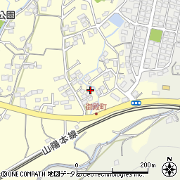 山口県下関市田倉264-1周辺の地図