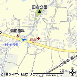 山口県下関市田倉398周辺の地図